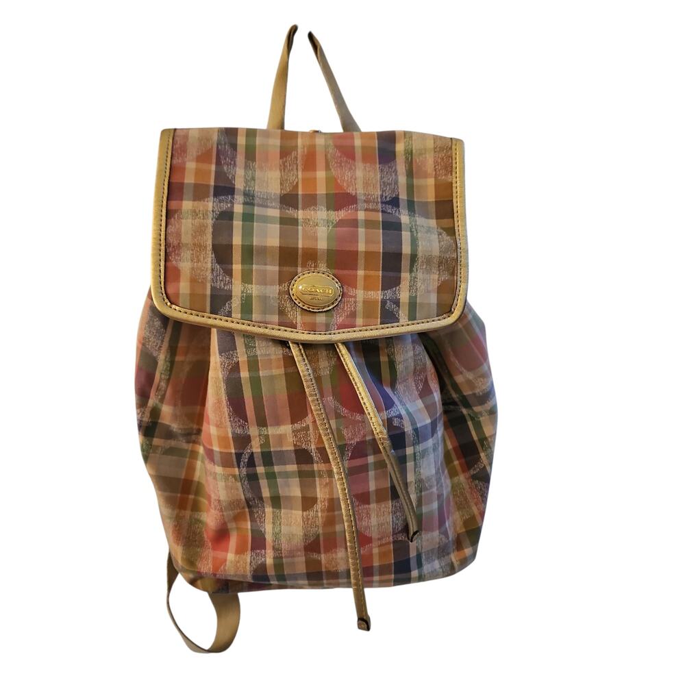 Coach F77342 Daisy Madras BackPack